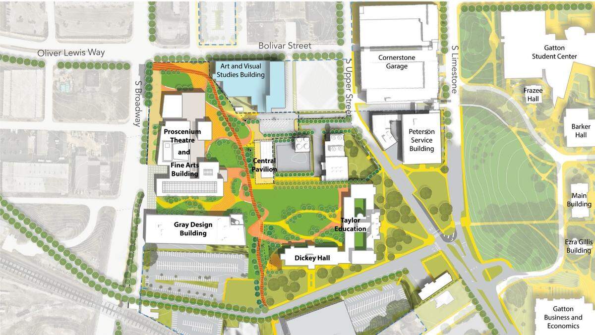 A $150 million donation from the Bill Gatton Foundation will go toward a new arts district at the University of Kentucky, President Eli Capilouto announced Dec. 2.