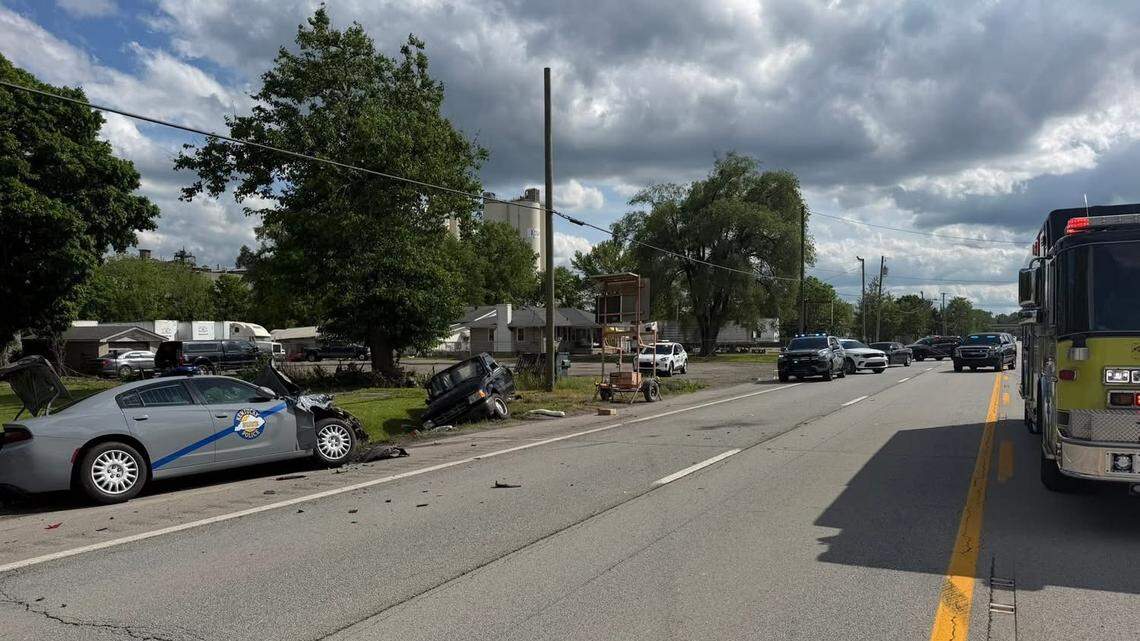 KY officer injured in crash. Driver accused of using drugs, faces charges
