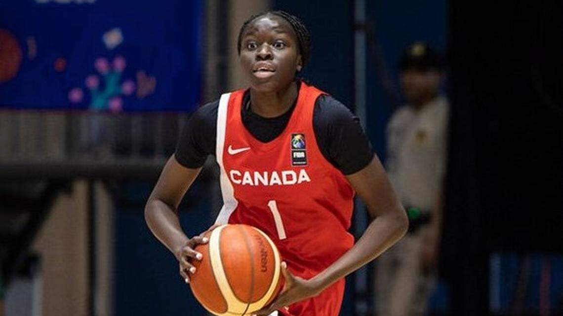 Agot Makeer was born in Fargo, North Dakota, but raised in Thunder Bay, Ontario, Canada. Last season, for her undefeated high school team, Makeer averaged 19.3 points, 7.7 rebounds, 2.8 assists and 2.8 steals per game.