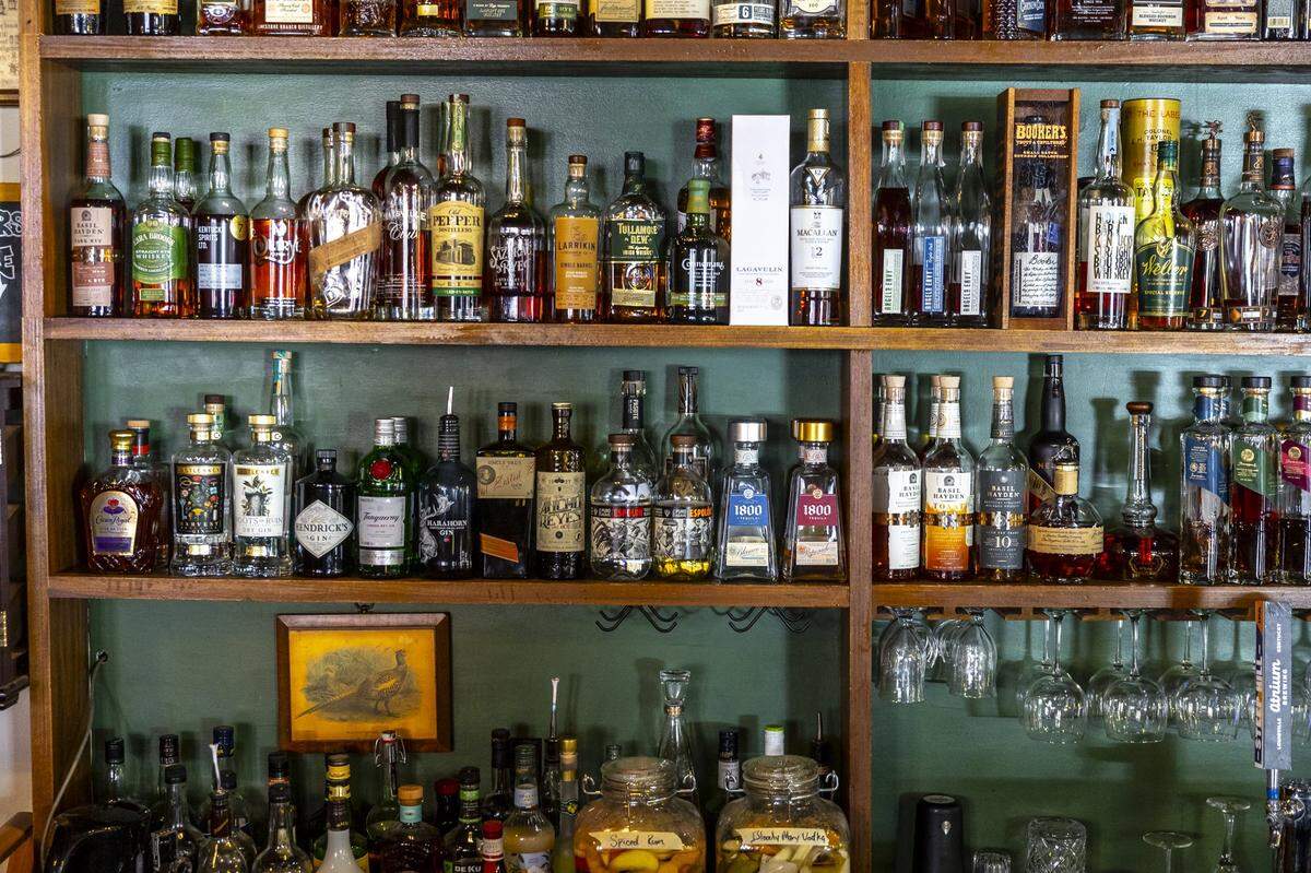 The Elkhorn Tavern features a formidable drink menu that includes a variety of cocktails featuring Barrel House's signature spirits like the Barrel House Select Old Fashioned, the Devil John Moonshine Margarita and Barrel House Oak Rum Daiquiri.