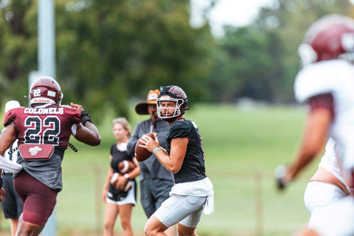 Quarterback Matt Morrissey is new to the Eastern Kentucky University football program this season. Morrissey previously played at Trinity Valley Community College, Northern Iowa and Western Illinois.