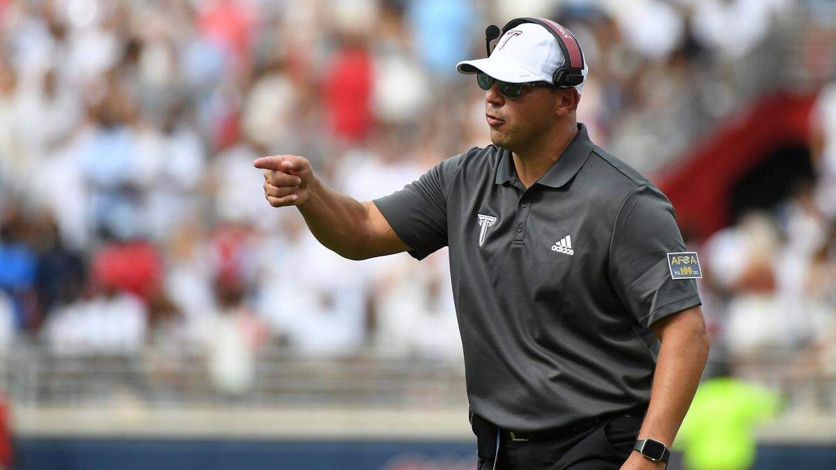 “I’m hurt for our guys. They battled, they competed, they’ve come a long way, they did everything we asked them to do. … We have to pick ourselves off the mat. We gave them everything we had, and we came up short,” Troy head coach Jon Sumrall said after his team’s loss to Appalachian State.