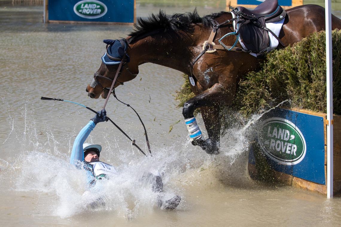 Ellen Doughty-Hummer came off Sir Orberon at the Head of the Lake; both walked away uninjured.