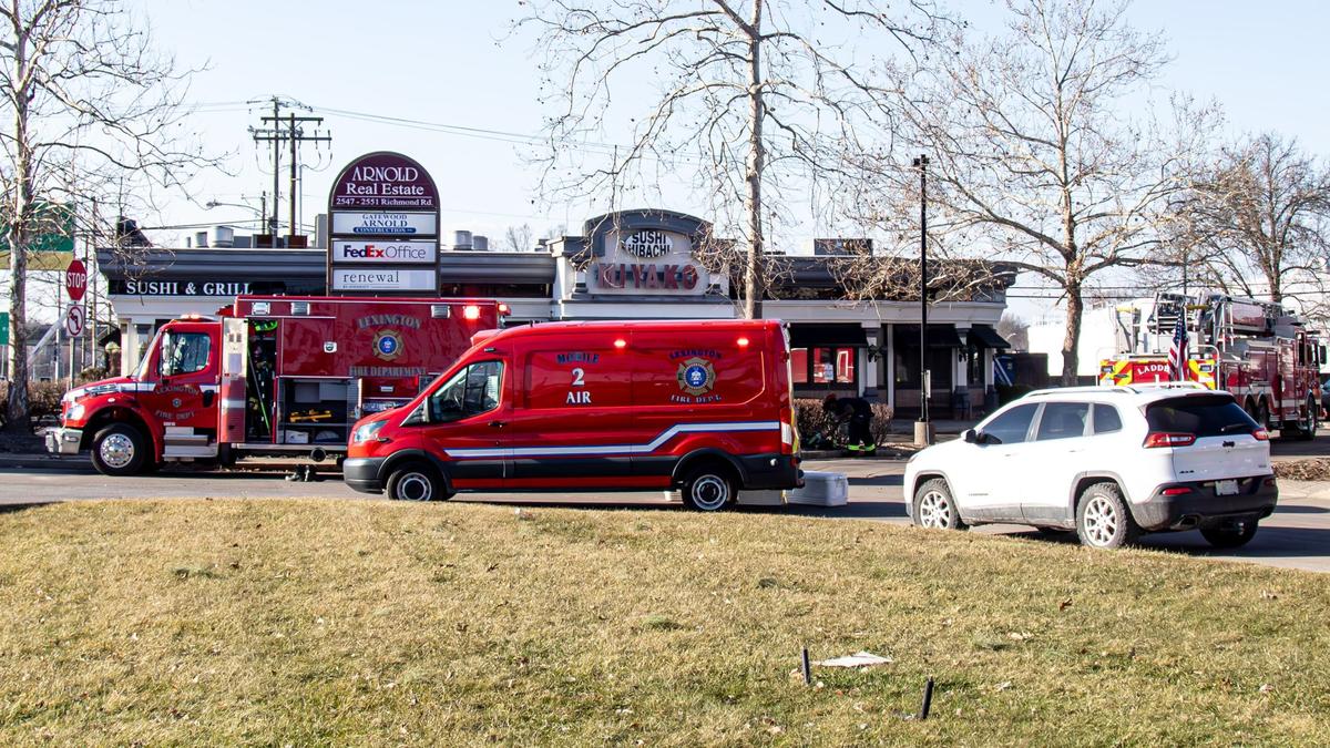 Lexington Fire Department dispatched several resources to Miyako Japanese Sushi & Grill on 2547 Richmond Rd #1528 in Lexington, Ky to combat a fire that broke out at the restaurant on February 25, 2025.