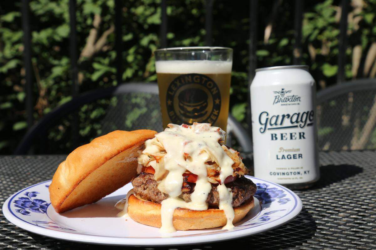 Stella’s Kentucky Deli is bringing back its Hot Brown Burger, including a vegetarian version, for Halfway to Burger Week, Feb. 2-6.