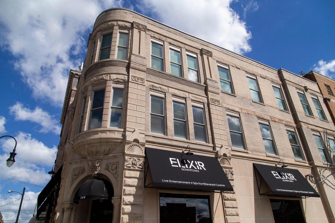 ELIXIR Downtown is in the historic building at 249 W. Short St., which is listed for sale for $3.79 million.