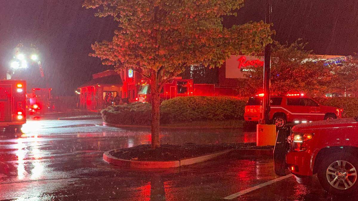 The Lexington Fire Department worked a structure fire at Roosters restaurant on Marketplace Drive Friday night.
