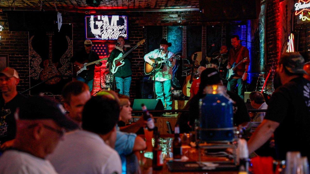 Bluegrass Barrel House regular house band, The George Molton Band, plays for the Friday night crowd July 2. The Richmond live music venue on East Irvine Street has indoor and outdoor stage for shows.