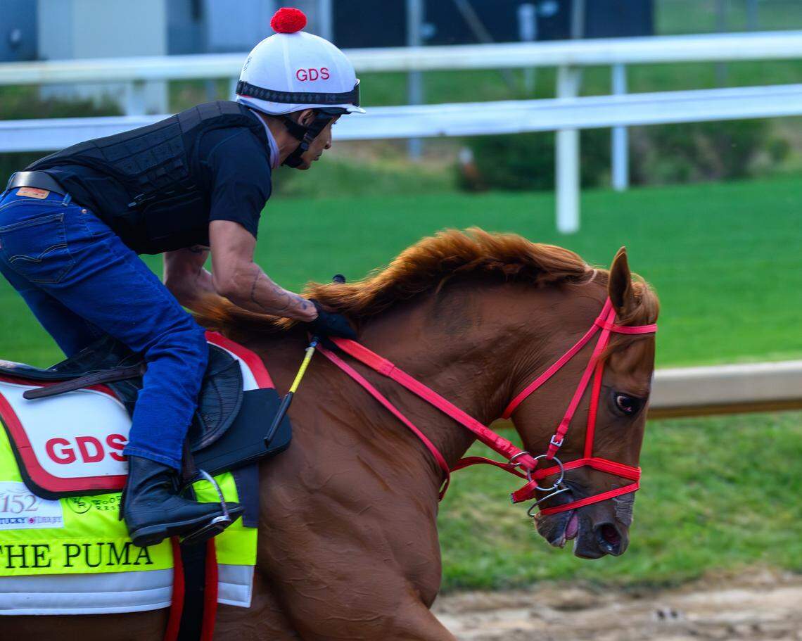 The Pumatraining at Churchill Downs on April 26, 2026. 
