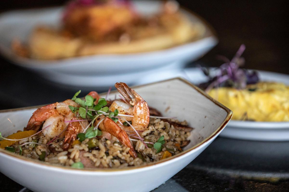Shrimp etouffee during Sunday brunch at Ranada’s.
