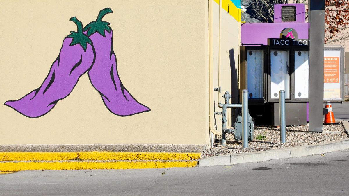 The drive-thru menu is removed Thursday, Aug. 31, 2023 from the Taco Tico at 212 Southland Dr. after the fast-food Tex-Mex restaurant announced it closed the Lexington, Ky. location.
