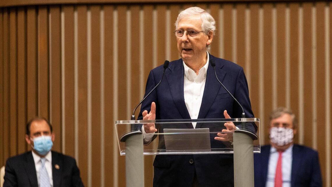 Mitch McConnell says Trump has every right not to concede until election is certified