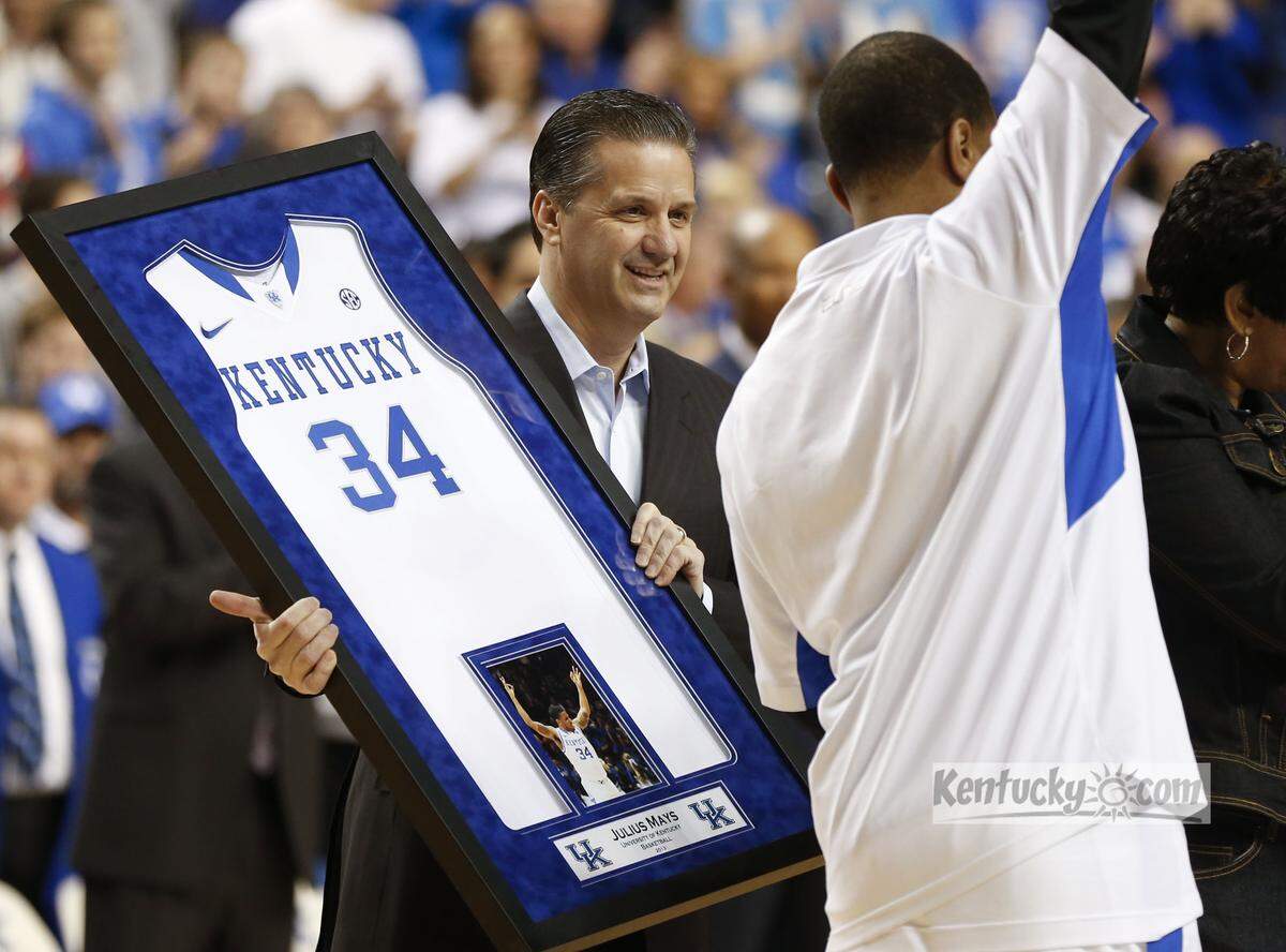 Graduate transfer Julius Mays had his Senior Day at Kentucky but had previously started games for both North Carolina State and Wright State during his college career.