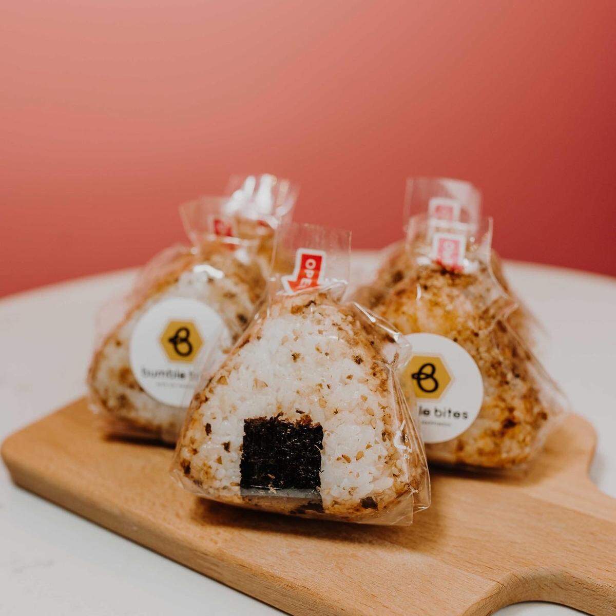 Bumble Bites has added savory onigiri, rice-wrapped treats, to the menu.