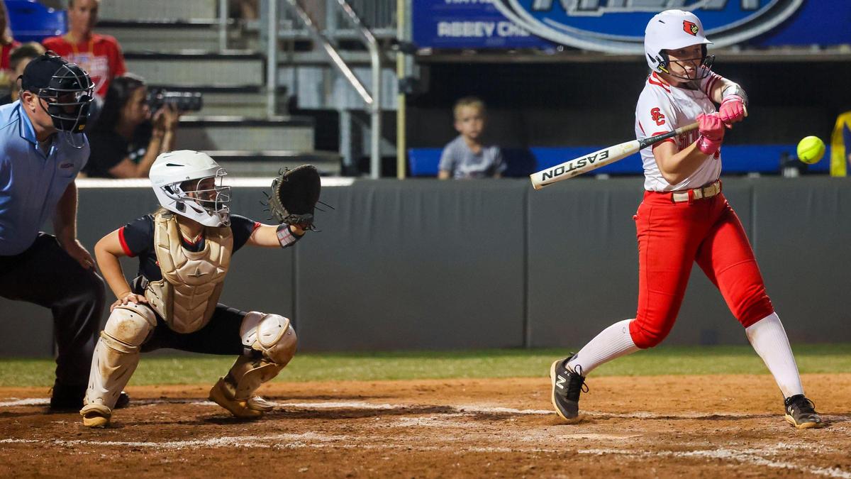 Scott County’s Katelyn Stevens went 2-for-3 and drove in two runs during the Cardinals’ win Thursday night. “Katie was a rock star tonight,” coach James Waggoner said.