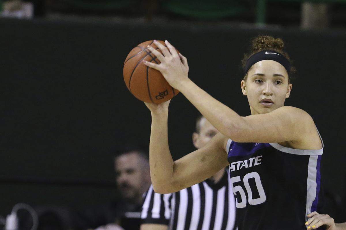 Kansas State is led by 6-foot-5 center Ayoka Lee, who was named Big 12 Freshman of the Year last season after averaging 15.7 points, 11.4 rebounds and 3.1 blocked shots per game.