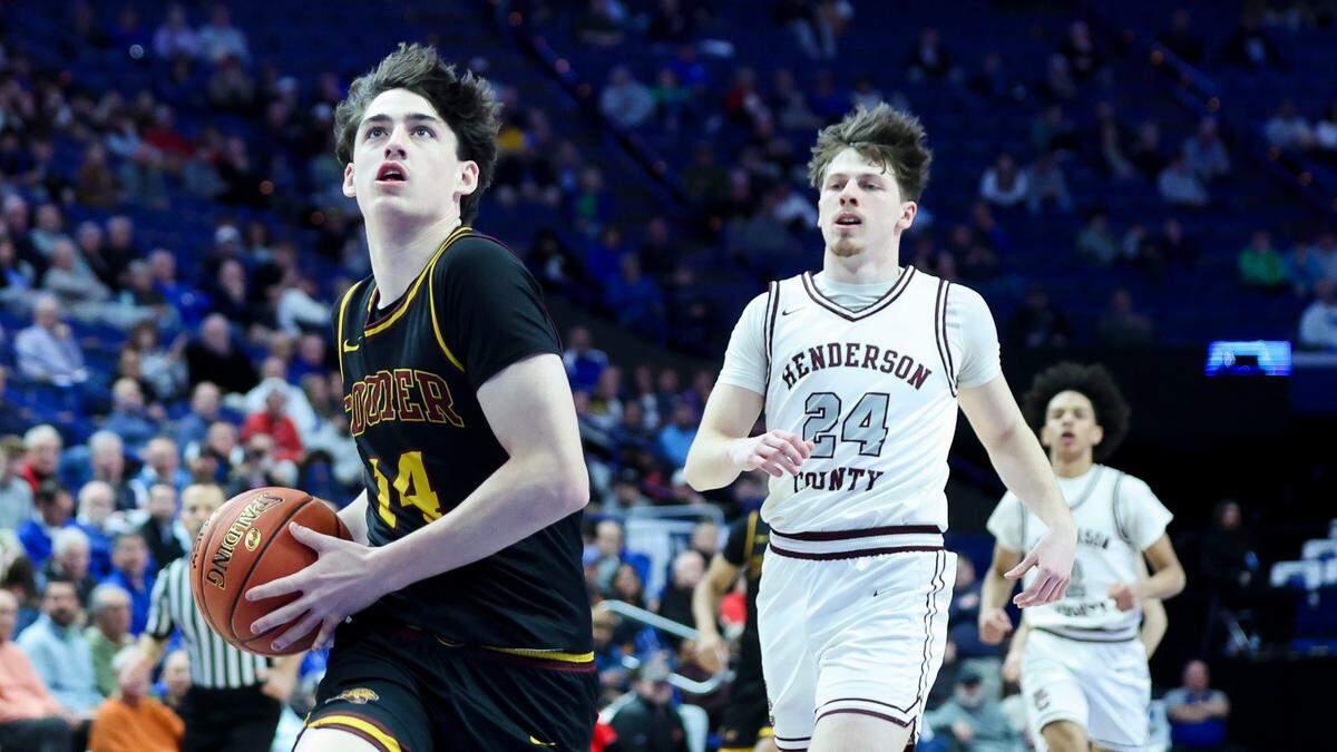 Cooper’s Andy Johnson (14) contributed 13 points, four rebounds and four steals to the Jaguars’ first-round win over Henderson County.