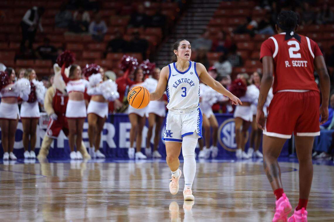 All-America point guard Georgia Amoore has far and away the most NCAA Tournament experience of any of this season’s Wildcats. “We’re going to lean heavily on Georgia and her experiences, and she’s going to lead us, and I think the kids are willing to follow her,” coach Kenny Brooks said.