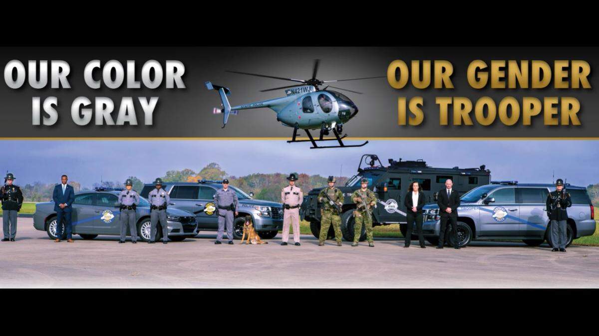Kentucky State Police faced backlash after posting this photo Tuesday, as many saw the image to be insensitive to minorities and transgender people.