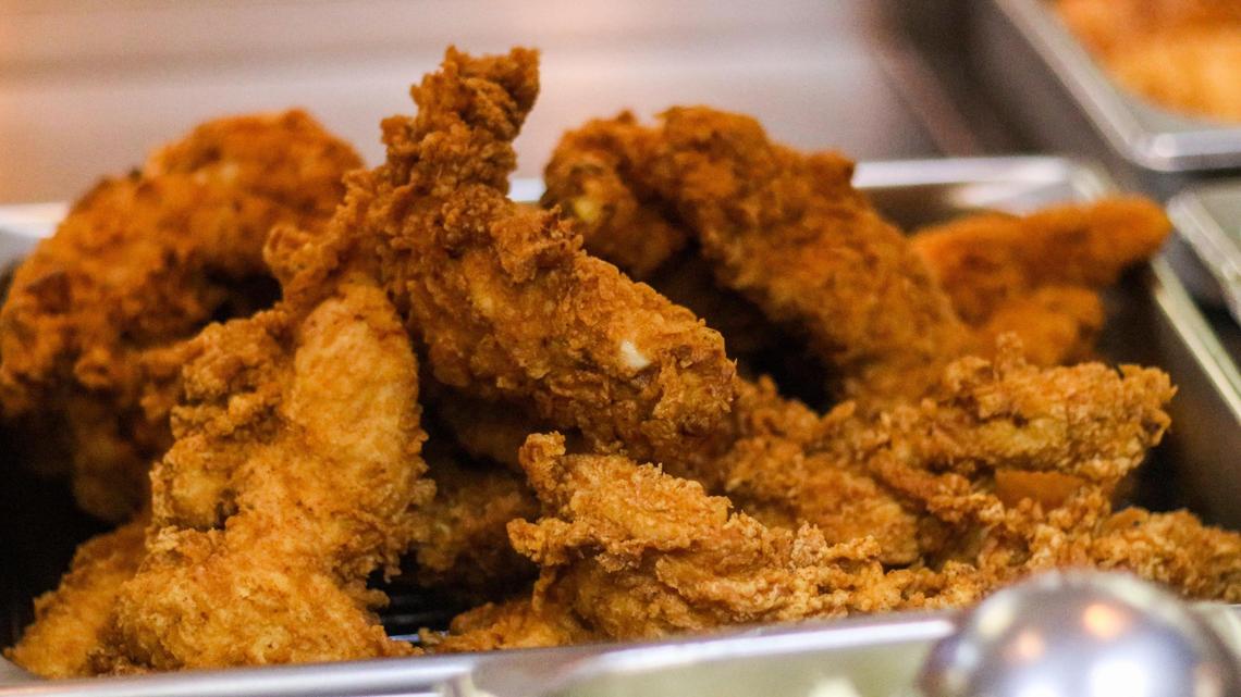 Chicken tenders served at Midway Food Mart at Midway Petro on Winchester Road, Feb. 12, 2021.