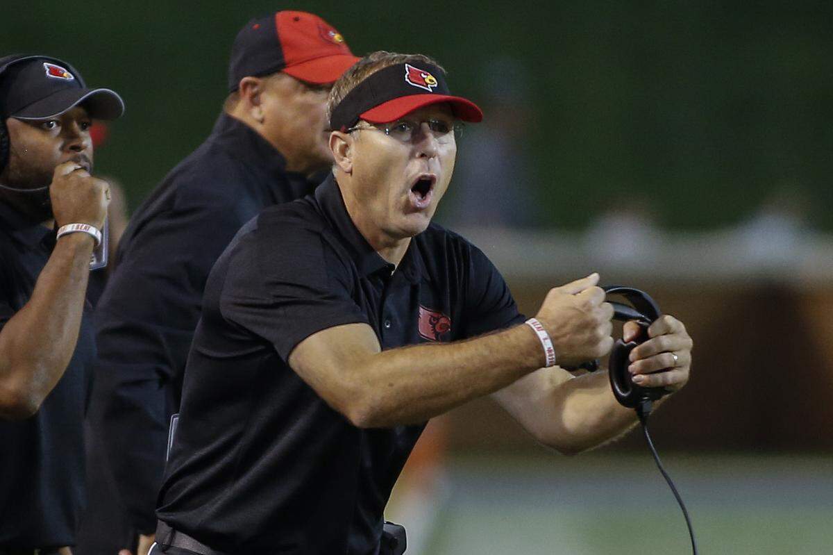 Scott Satterfield guided Louisville to an 8-5 record, including a victory over Mississippi State in the Music City Bowl, in his first season as head coach in 2019.