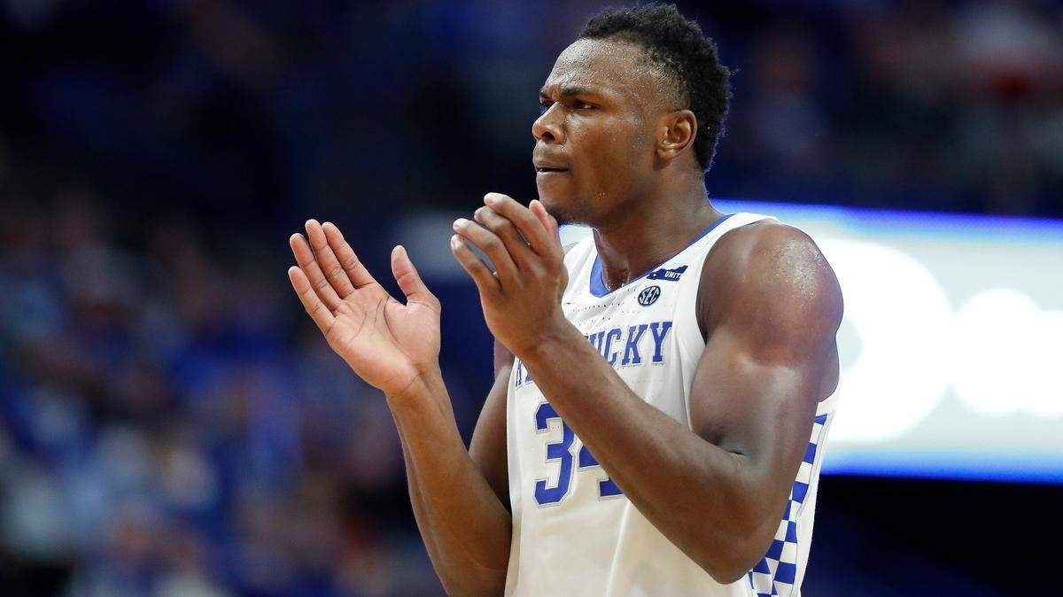 Kentucky basketball star Oscar Tshiebwe is moving up the NBA Draft boards