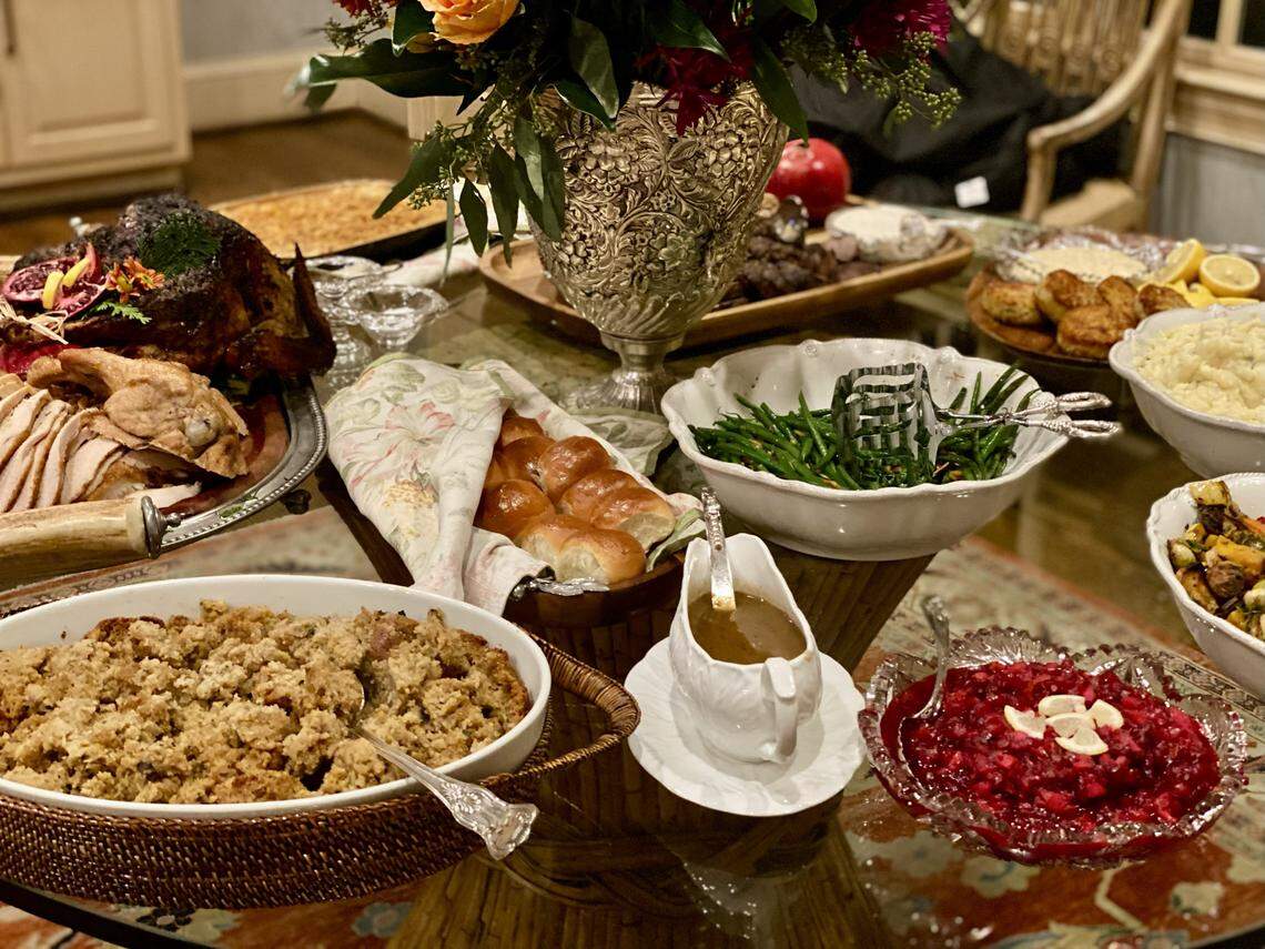 The Apiary in Lexington is offering a take-home package that serves four and includes half of a roasted turkey (light and dark meat with giblet gravy), cranberry relish, creamer red potatoes, cornbread stuffing and more for $330. All items are locally sourced.