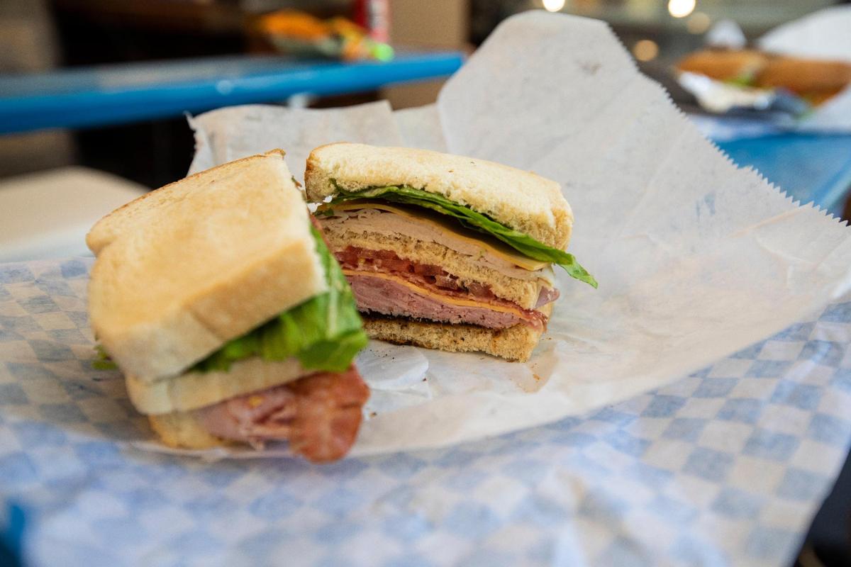 The club sandwich from the Big Blue Deli in Lexington, Ky., Friday, August 12, 2022.