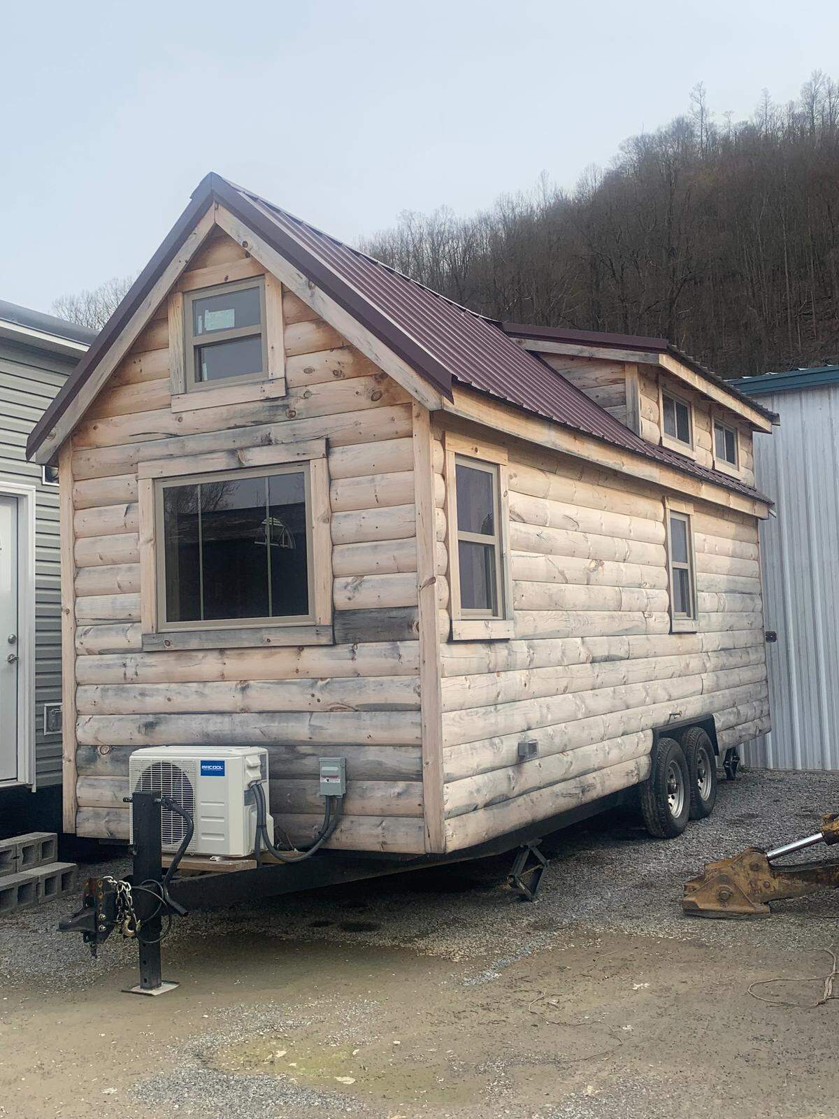 Students at Harlan County High School are helping lead an effort to create a tiny home community for homeless students and people getting out of drug rehabilitation. This is one of three tiny houses bought for the project by the Harlan County Fiscal Court.