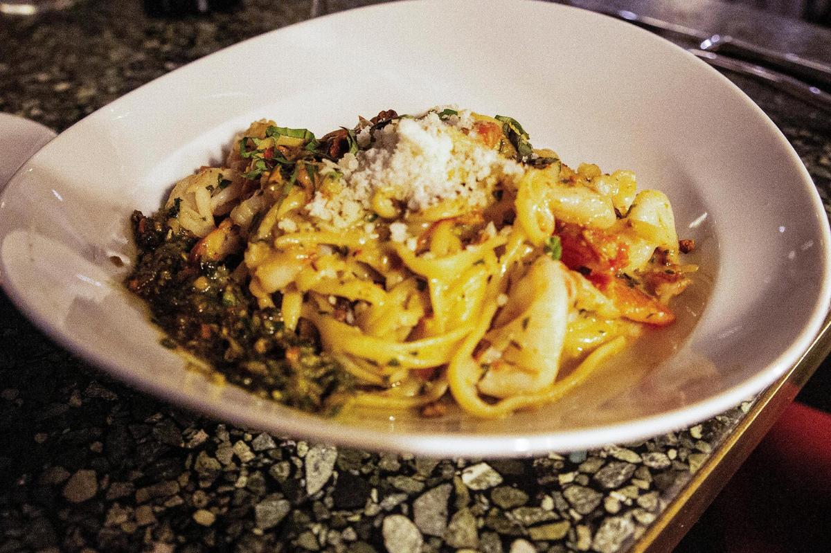 The Linguine di Gamberi l at ItalX, located on West Main in Lexington, Ky., on Saturday, Oct. 3, 2020.