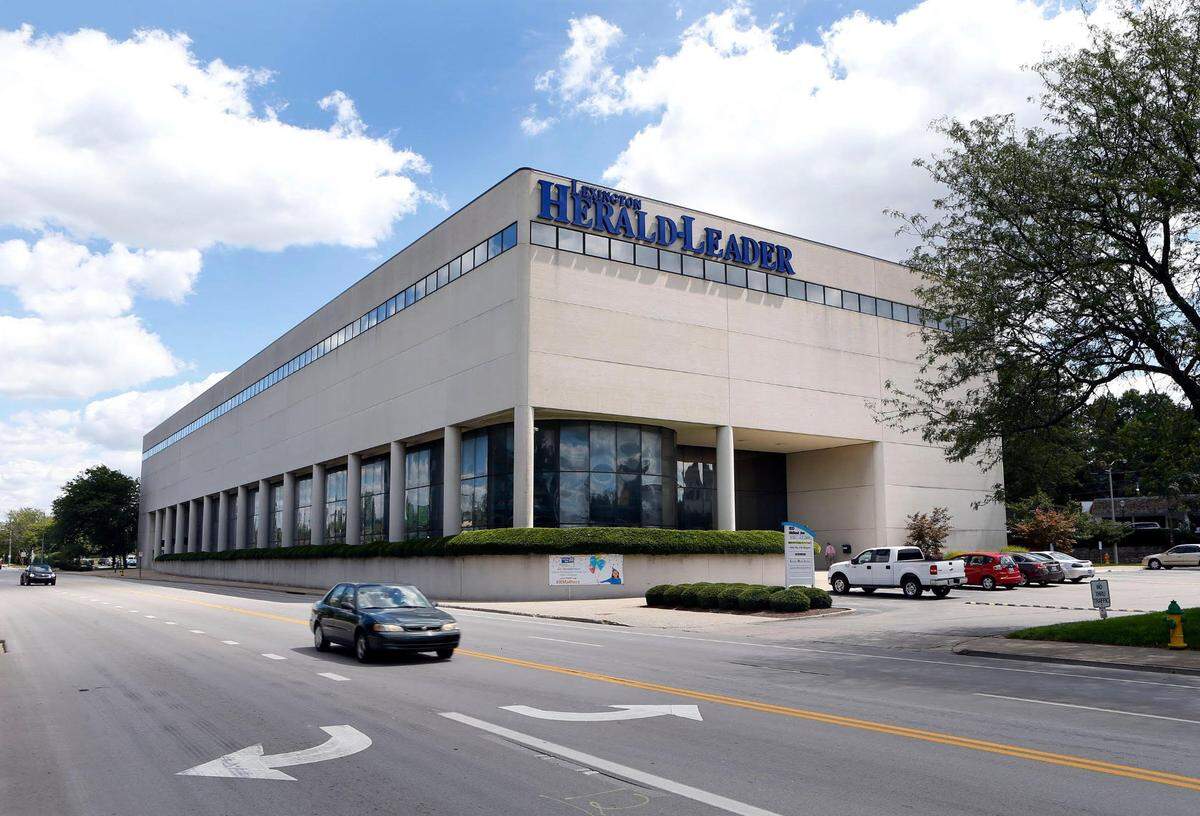 The Lexington Herald-Leader moved into the building at 100 Midland Avenue in 1980. The building has been sold to the Fayette County Public Schools.