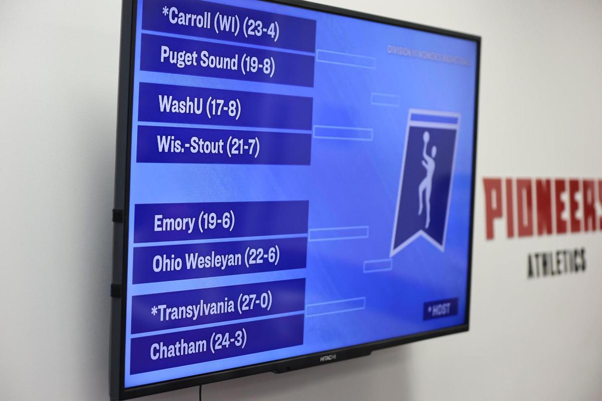 The Pioneers will welcome Chatham, Emory and Ohio Wesleyan to the Clive M. Beck Center this weekend for the opening rounds of the NCAA DIII Tournament.