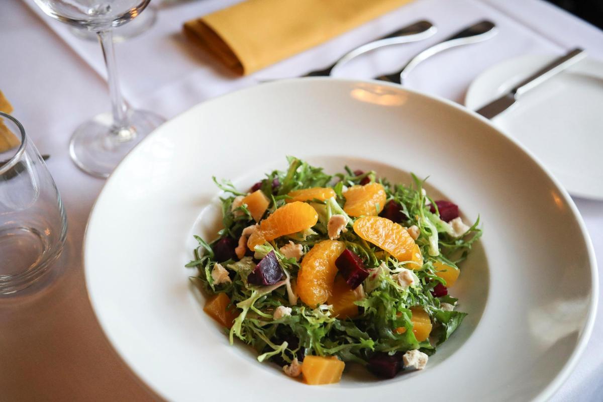 The roasted beat salad with goat cheese from La Folie is popular, according to restaurant owner Carlo Vaccarezza.