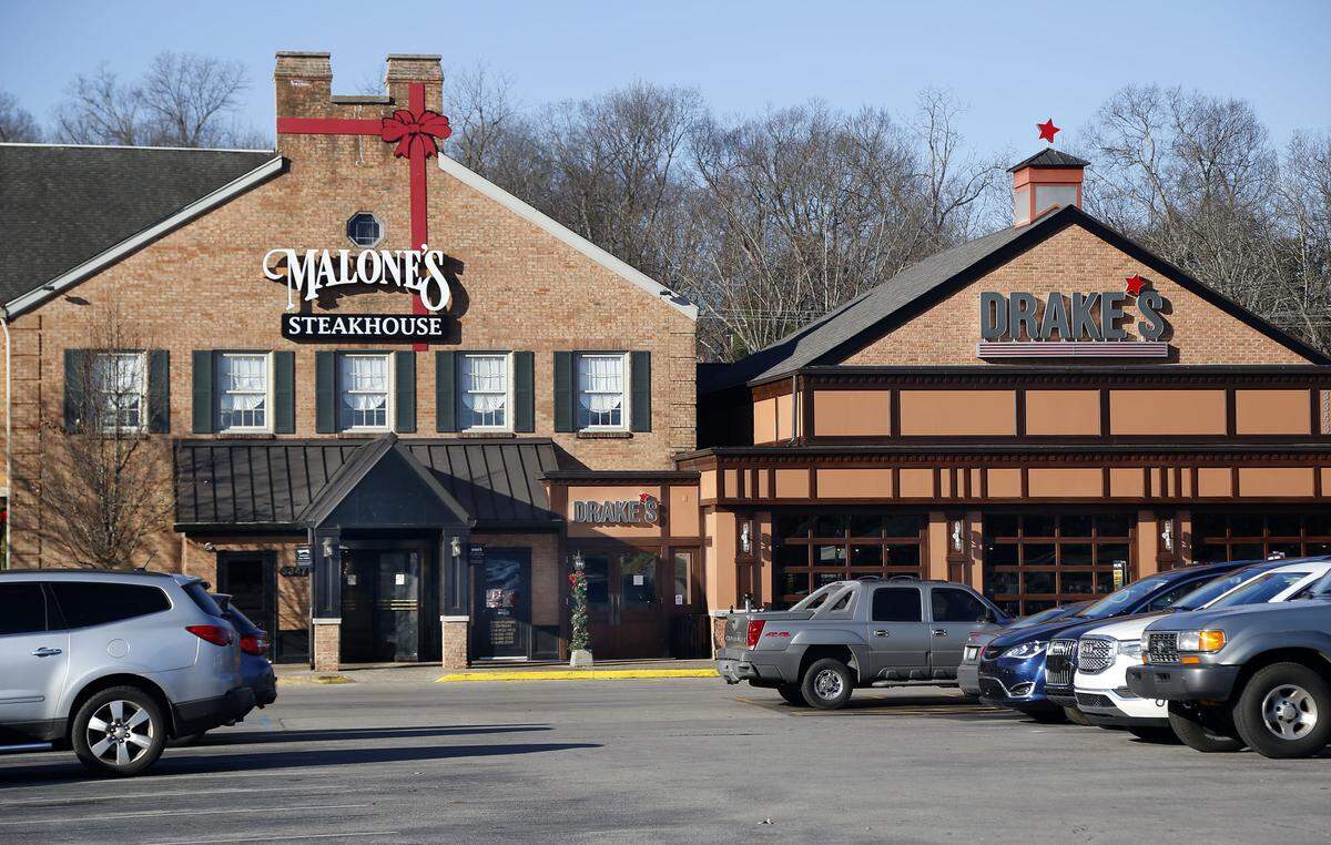 Malone’s and Drake’s restaurants, 3347 Tates Creek Road in Lexington.