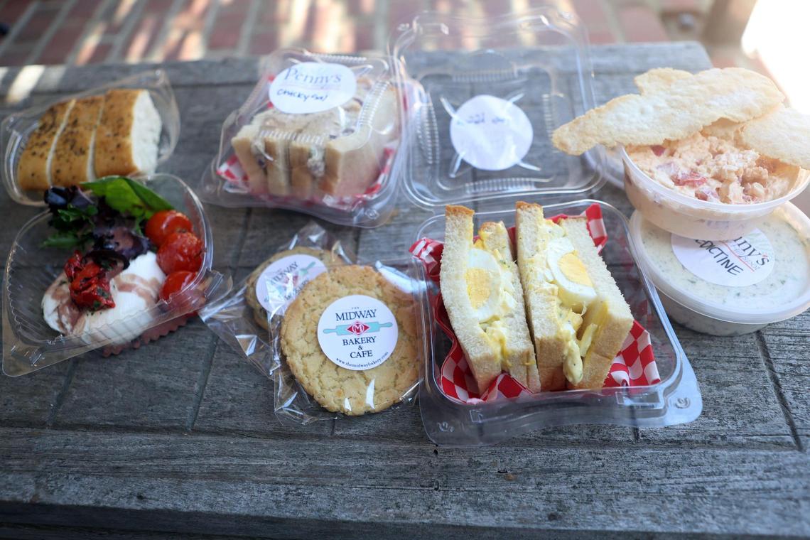 Some of the offerings at Penny’s at Pomegranate, Friday, May 10, 2025. (Photo by James Crisp)