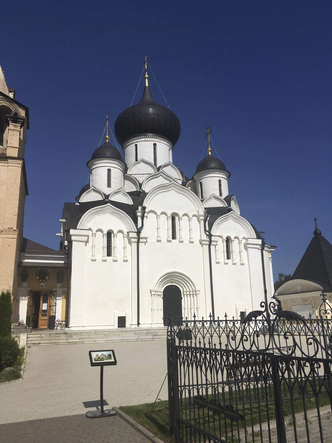 At the very beginning of our ride we visited the Assumption Monastery in Staritsa, on the Volga River. After banning the Russian Orthodox, and other churches, during the Soviet era, the government now allows religious practice and has invested in restoring many churches, including this one, that had deteriorated.