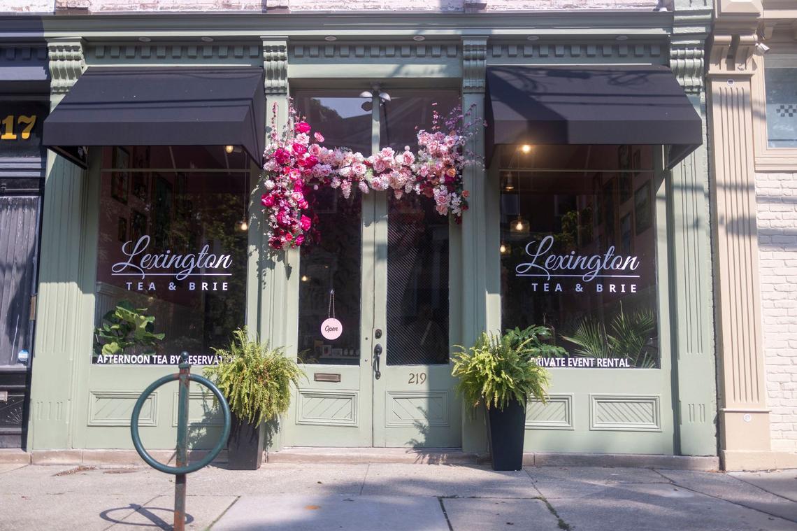 Lexington Tea and Brie at 219 N. Limestone is open for afternoon tea and for private parties.
