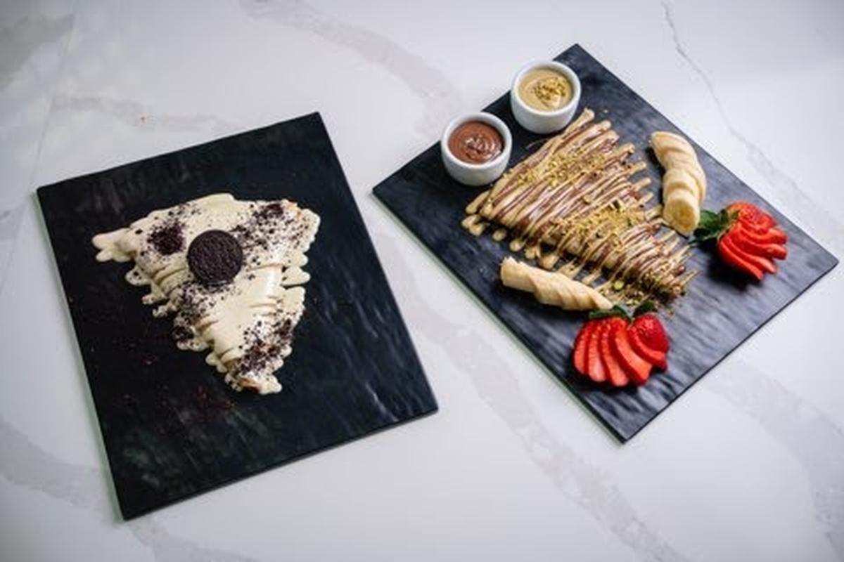 Shake N Crepe offers a menu of sweet crepes, shakes and more. The cafe has opened in CenterCourt on South Upper Street near the University of Kentucky campus.