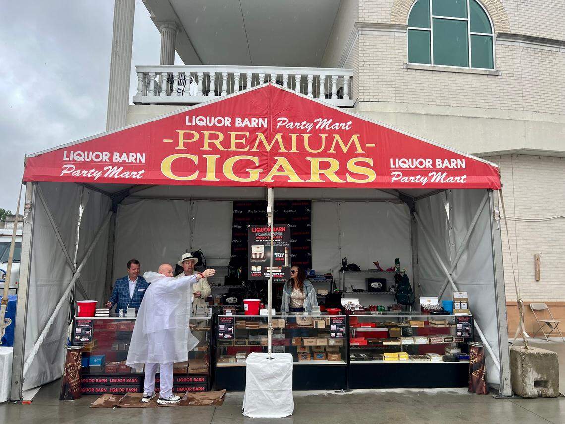 Saturday’s rainy conditions probably won’t slow cigar sales! Ted’s Kentucky Derby Cigar has served as the official cigar for the Run for the Roses for more than 15 years.