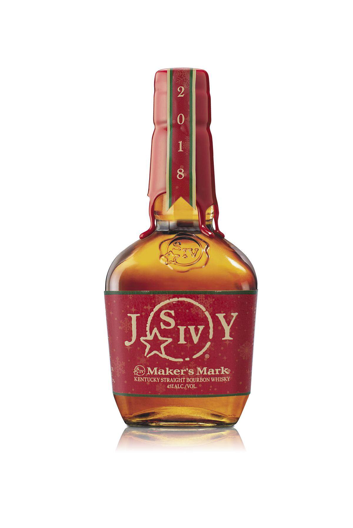 Get your Christmas spirit right here: Maker’s Mark has a special label for the holidays this year. But you’ll have to go to the distillery to get it.