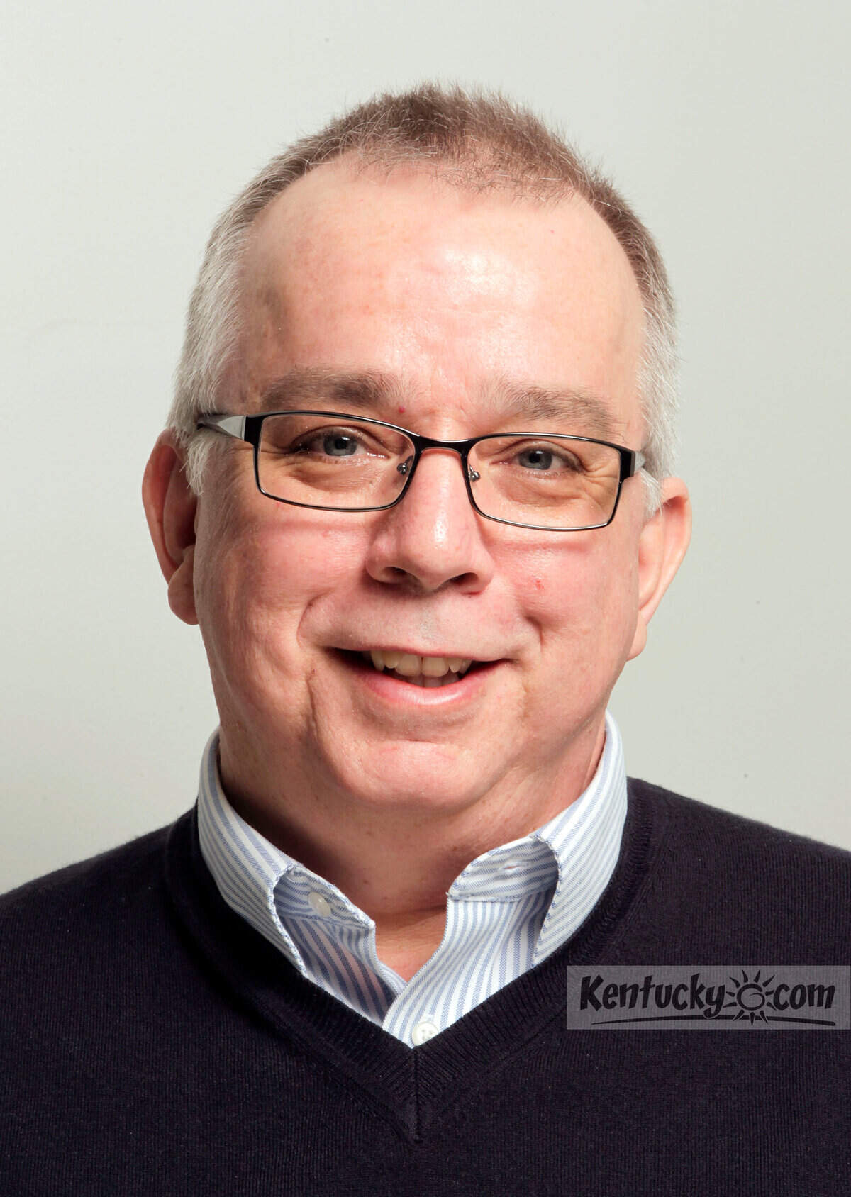 Paul Prather photographed in the Herald-Leader studio in Lexington, Ky., Friday, February 22, 2013. This is for a new column sig/mug of Prather. Photo by Charles Bertram | Staff