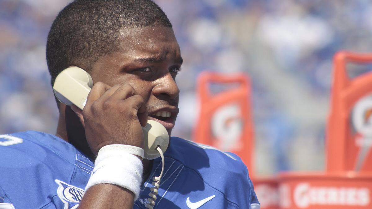 Morgan Newton talked on the phone to coaches during last week's game against Central Michigan. Newton said he has heard "a lot" of feedback after two games.       