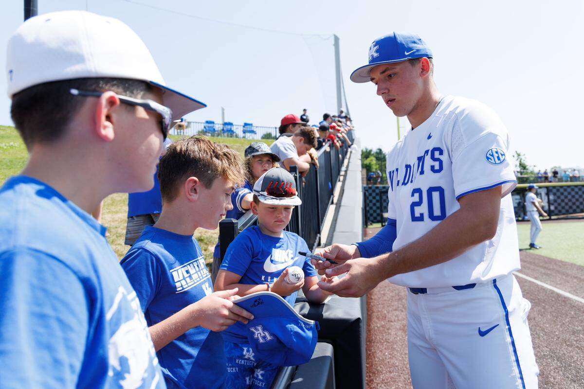 Former Rowan County High School standout Mason Moore did not surrender a run in 14 1/3 innings across three NCAA Tournament games for UK in June.