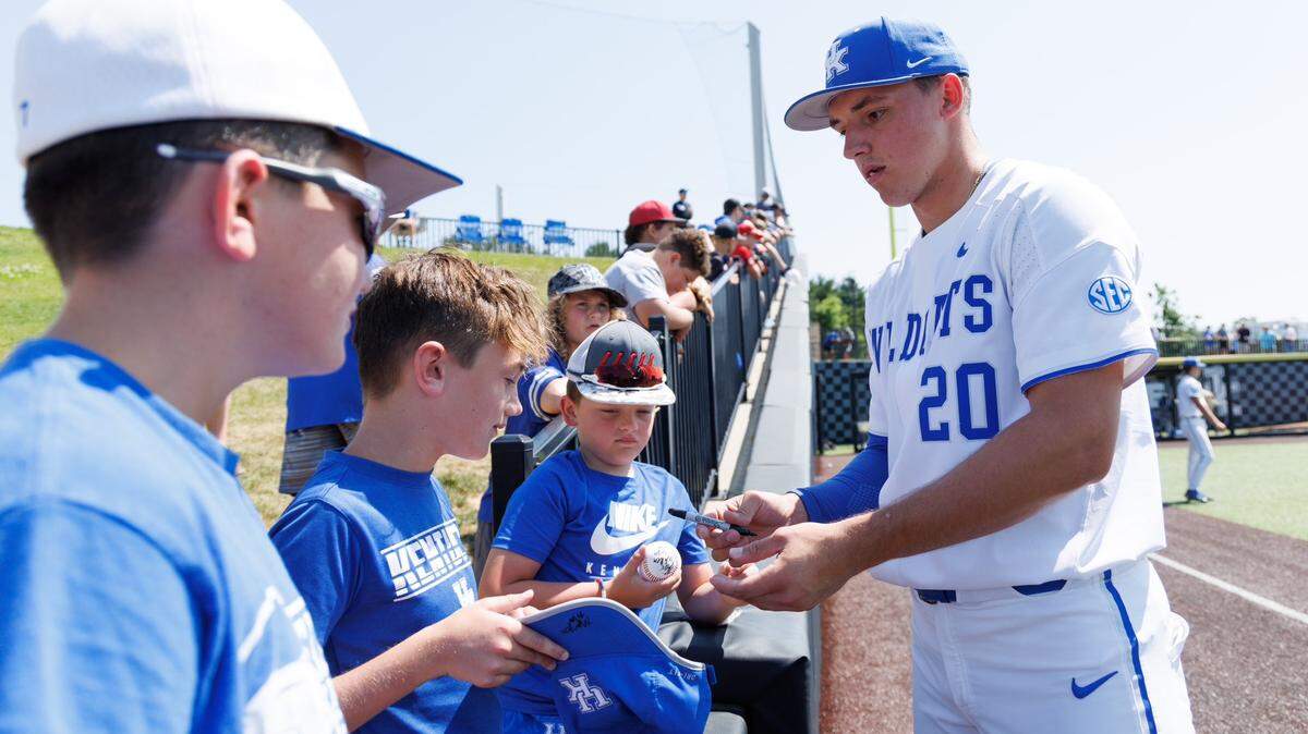 Former Rowan County High School standout Mason Moore did not surrender a run in 14 1/3 innings across three NCAA Tournament games for UK in June.