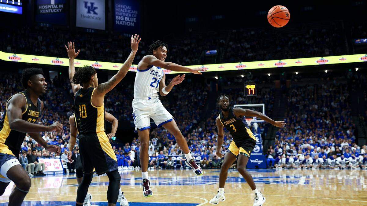 Everything John Calipari said after UK basketball improved to 2-0 ahead of Kansas game