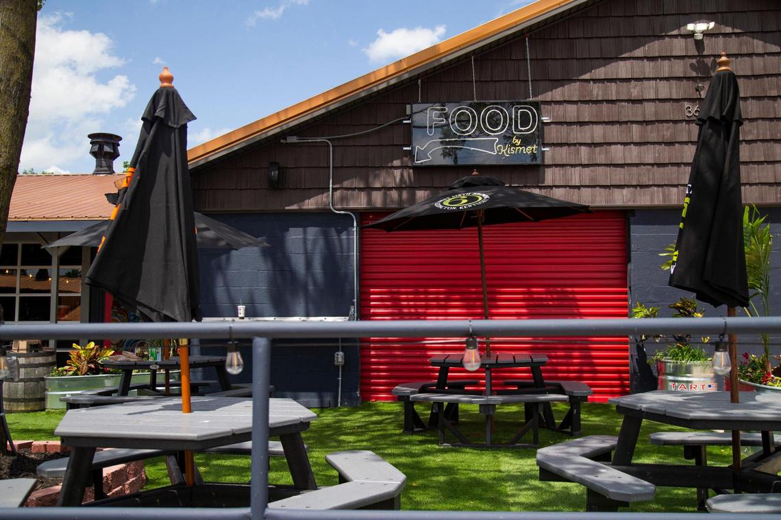 Kismet opened at The Burl in Lexington, Ky. in the Distillery District in 2020 with outside seating.