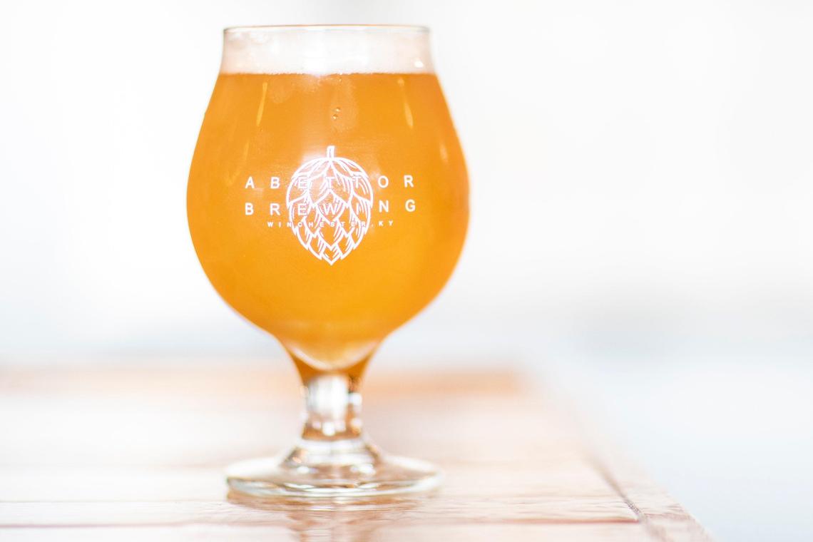 A VIII the Pils, a pilsner, at Abettor Brewing.