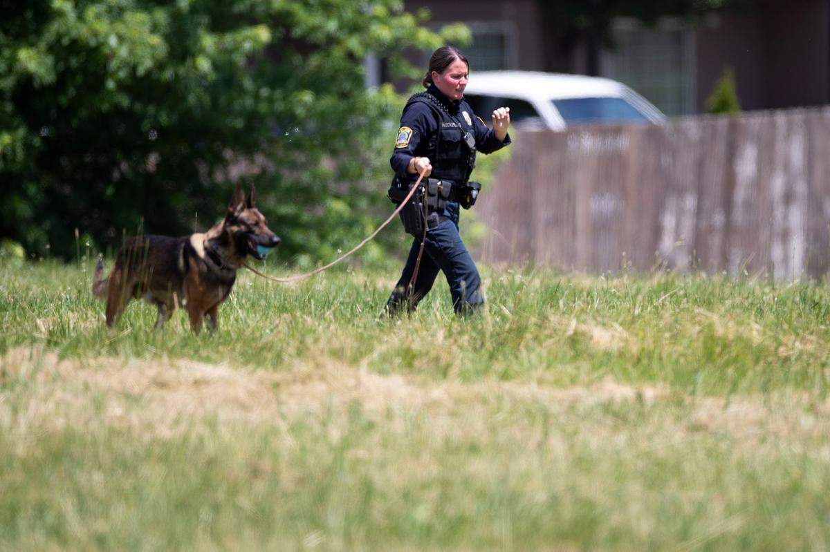 Lexington police and Fayette County Sheriff’s Department officers were on the scene of a shooting outside the Unity Worship Center in Lexington, Ky., Saturday.