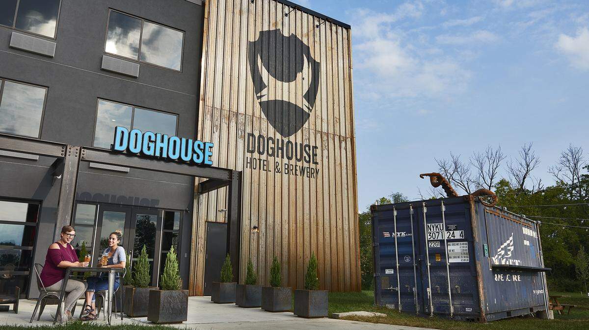 BrewDog’s Doghouse will open next week as the world’s first hotel to offer guests a night’s stay inside a brewery.