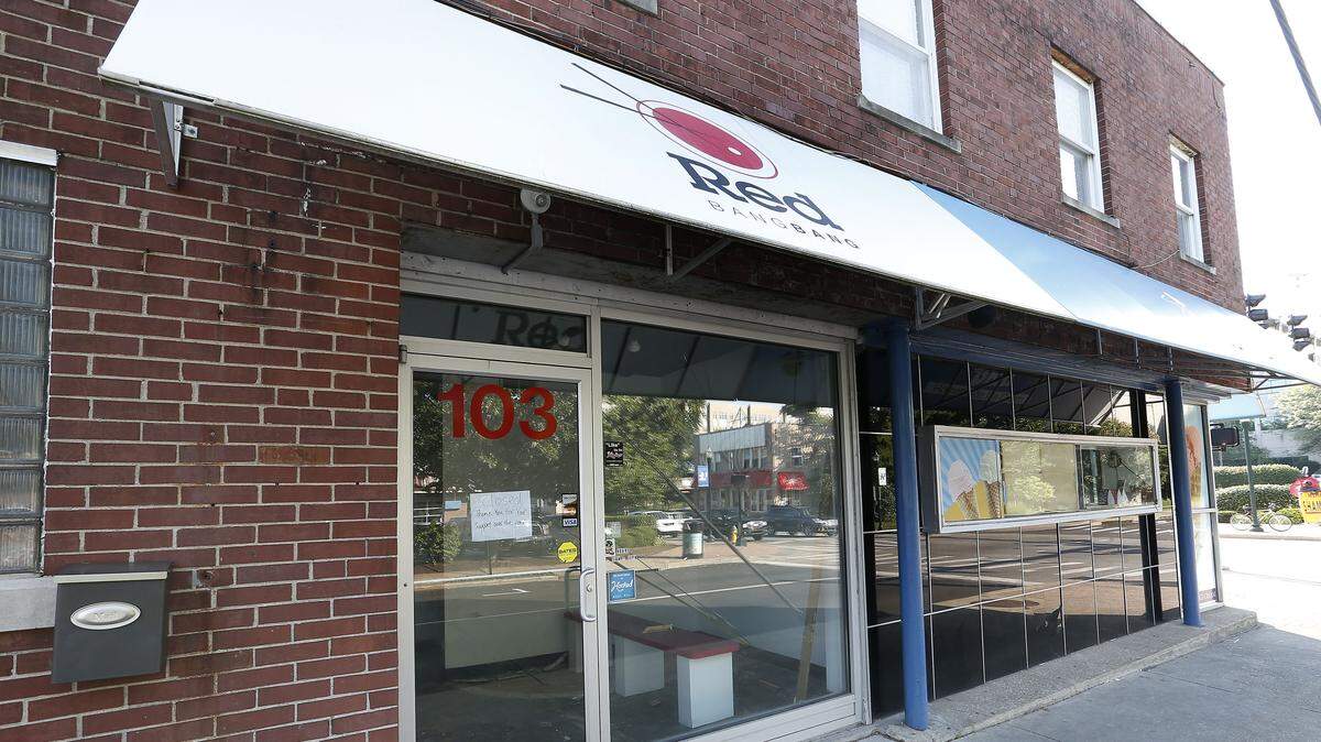 Red BangBang has closed at 103 West Maxwell Street. The Chinese restaurant was popular for its $1.25 a scoop pricing.